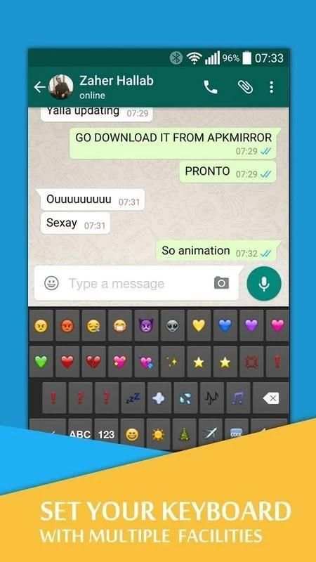 Emoji Keyboard 3 تصوير الشاشة