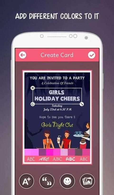 Kitty Party Invitations скриншот 3