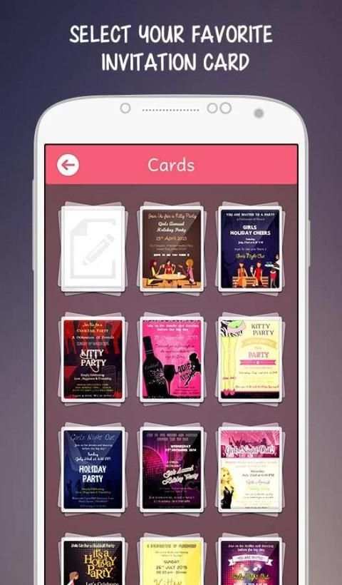 Kitty Party Invitations скриншот 4