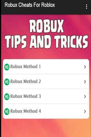 Robux Cheats For Roblox screenshot 2