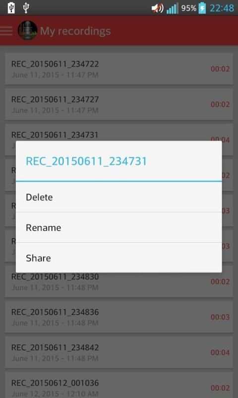Sound Recorder 2 تصوير الشاشة