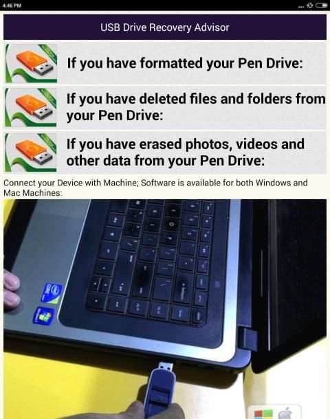 USB Drive Recovery Advisor screenshot 4