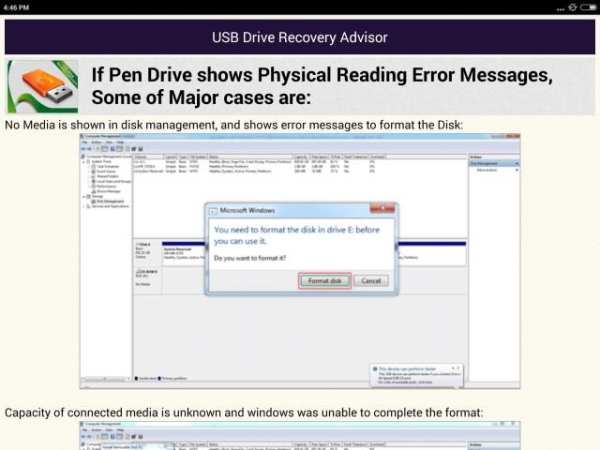 USB Drive Recovery Advisor screenshot 6