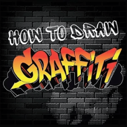 Draw graffiti 3D icon
