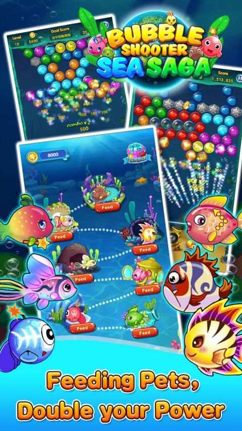 BubbleSeaSaga screenshot 4