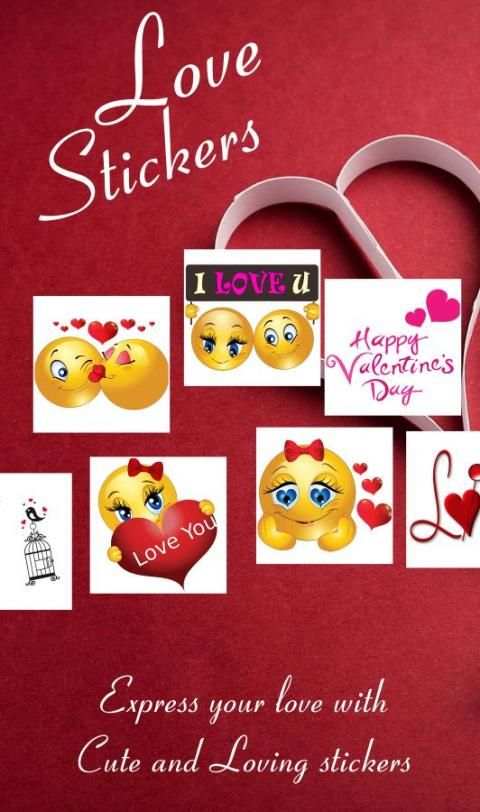 Love Stickers скриншот 3