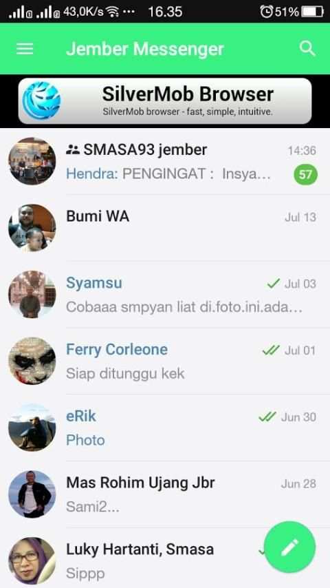 Jember Messenger screenshot 1