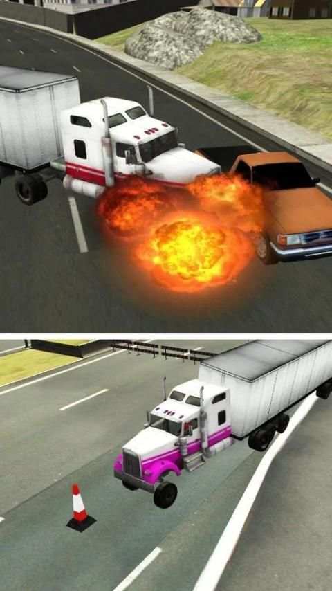 Extreme Truck 3D Simulator स्क्रीनशॉट 2