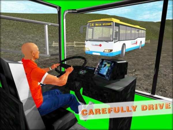 Tourist Bus Offroad Driving 3D screenshot 10
