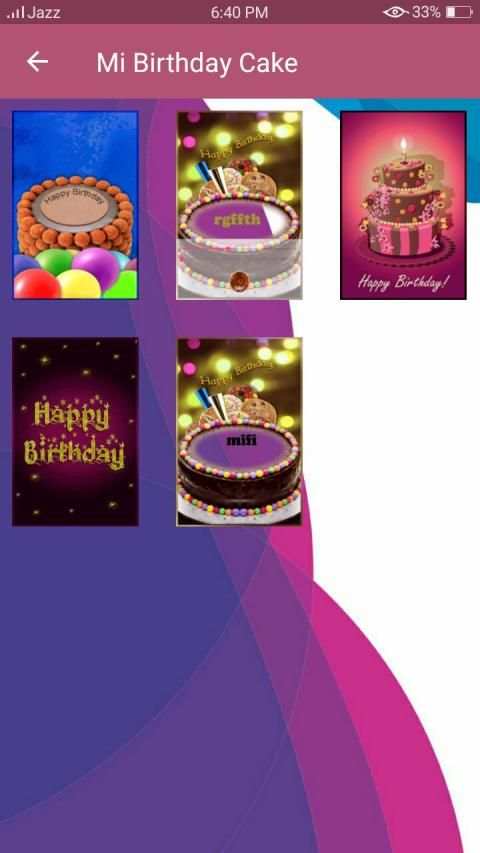 Mi Birthday cake - Name - Photo On Birthday Cake screenshot 2