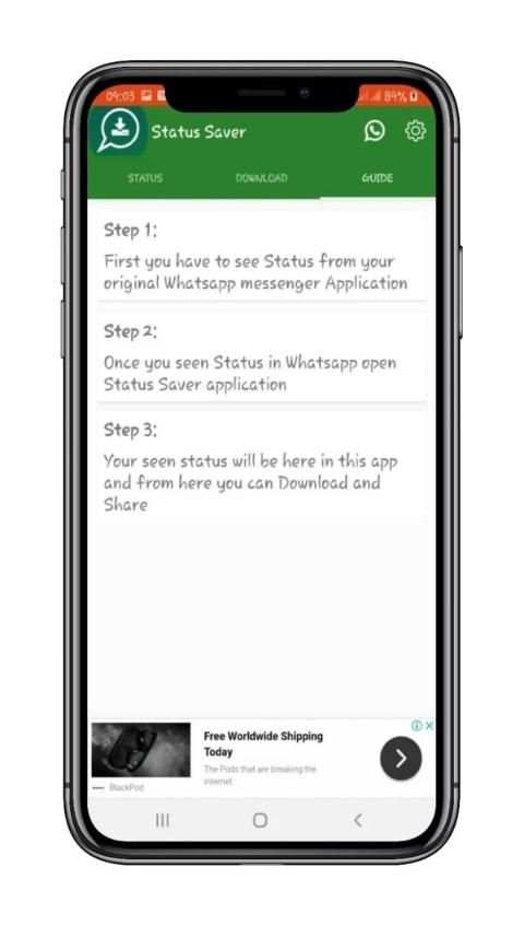 Supersonic Status Saver screenshot 2