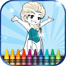 Little Princess Coloring Book आइकन