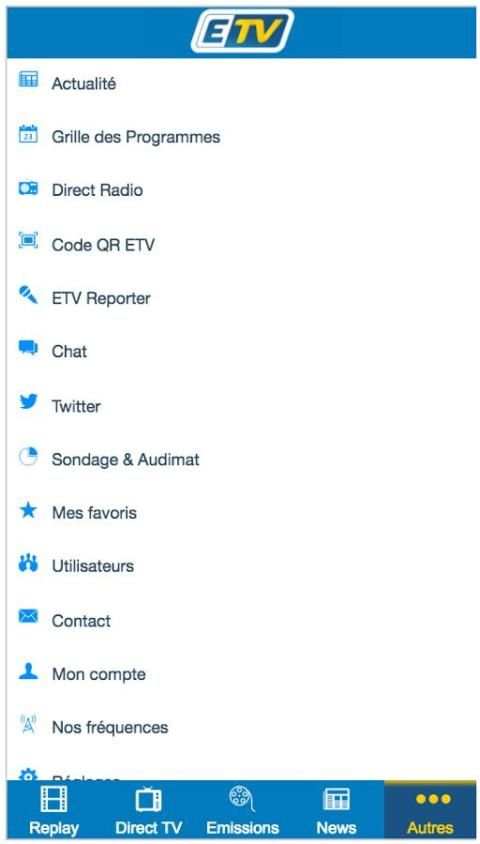 ETV EFM : télé et radio, info screenshot 1