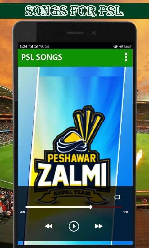 Songs For PSL: Songs For Pakistan Super League स्क्रीनशॉट 3