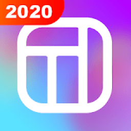 ikon Pic Collage Maker- Blur Background Photo Edit Grid