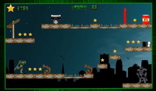 Turtle runner ninja screenshot 1
