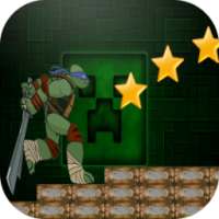 Turtle runner ninja logo