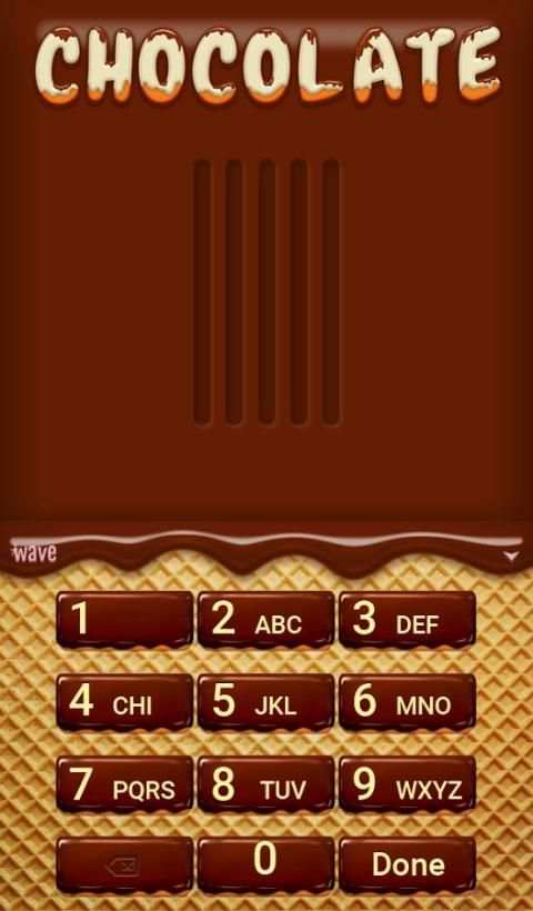 Chocolate Animated Keyboard स्क्रीनशॉट 5