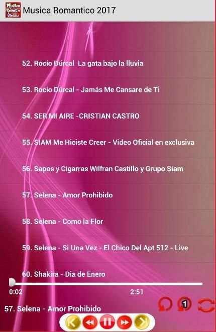Musica Romantica Variada screenshot 1