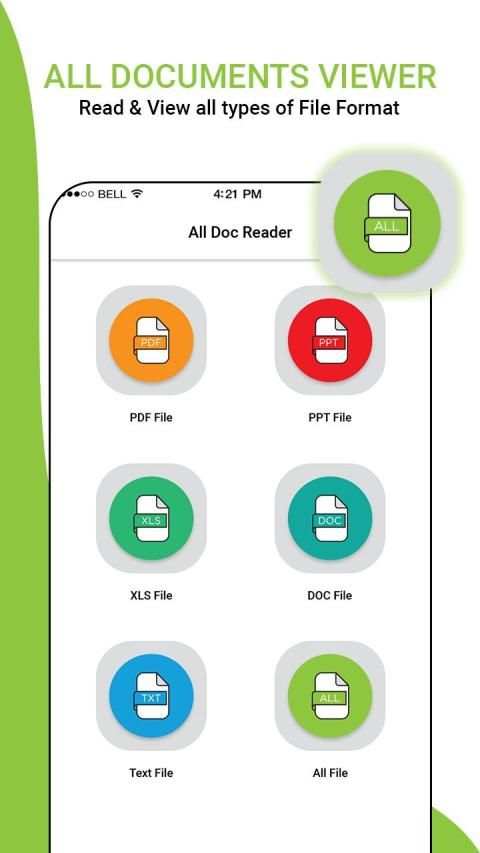 Document viewer - PDF,Word,sheet,Note,Office screenshot 5