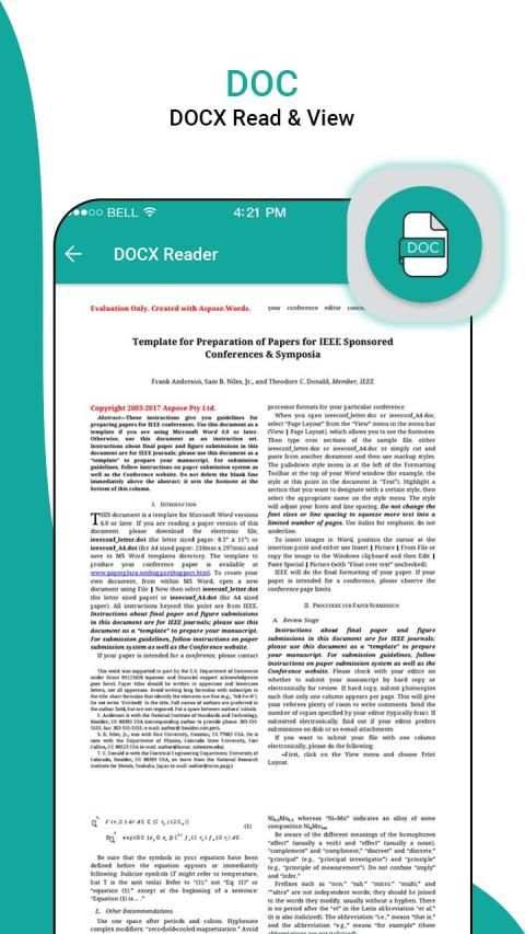 Document viewer - PDF,Word,sheet,Note,Office screenshot 1