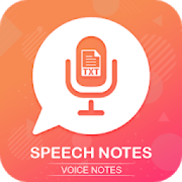 Speech notes - Speech To Text Converter आइकन