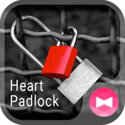 Love Theme Heart Padlock