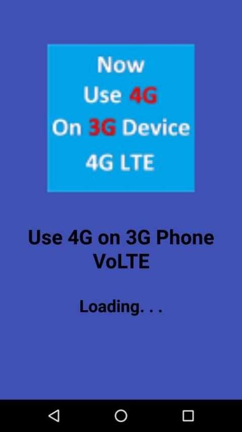 Use 4G jio on 3G Phone VoLTE скриншот 6