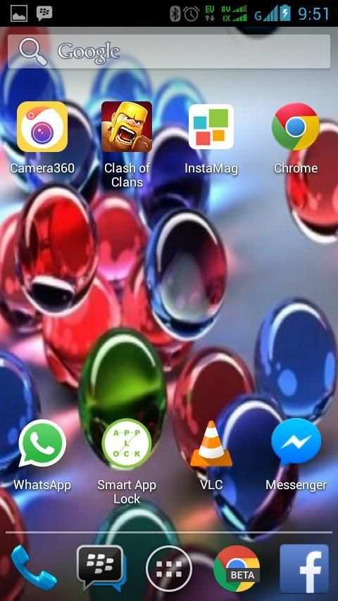 Tema Transparan Android 4 تصوير الشاشة