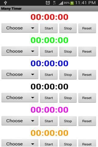 Many Timer Ad скриншот 3