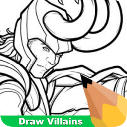 How To Draw Villians أيقونة