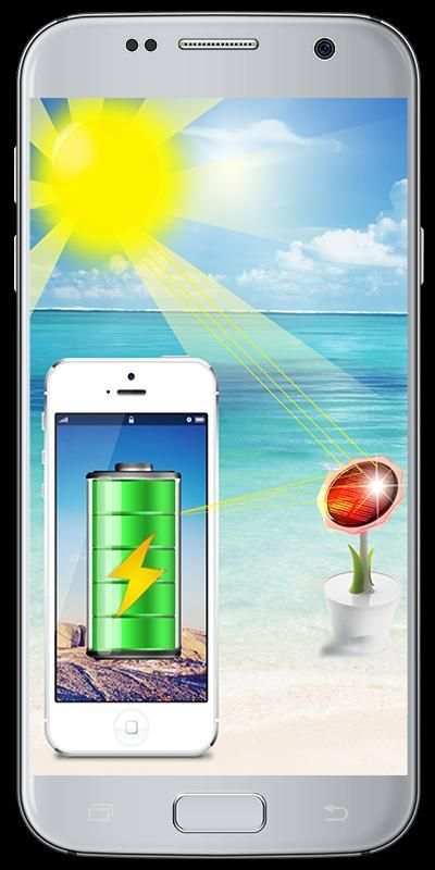 Solar Mobile Charger Prank 1 تصوير الشاشة