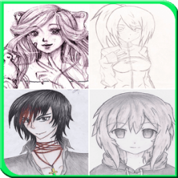 أنيمي مانغا رسم تعليمي أيقونة