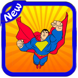 Super Heros Coloring Book आइकन