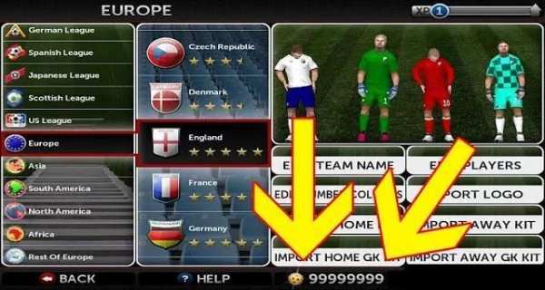 Hack Dream League Soccer prank स्क्रीनशॉट 1