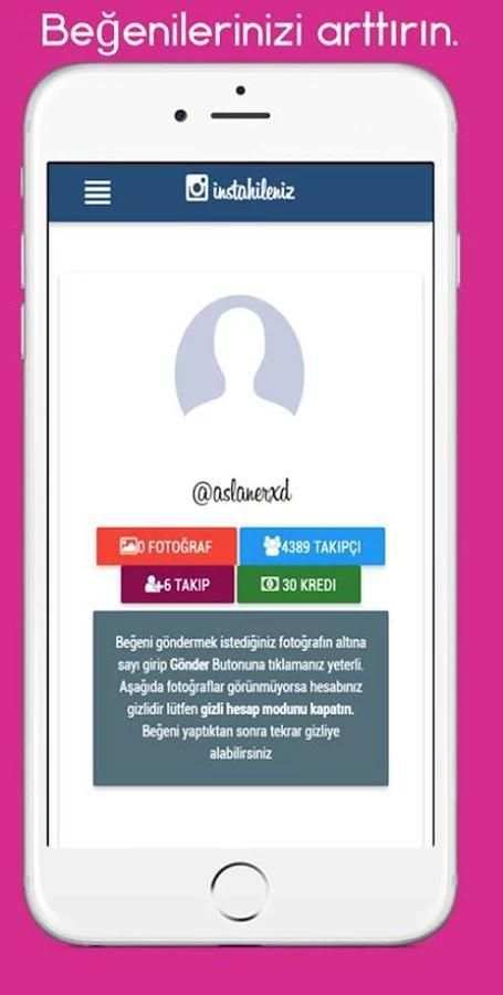 Insta Beğeni Hilesi screenshot 1