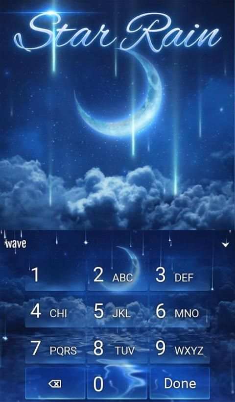 Star Rain Animated Keyboard स्क्रीनशॉट 5