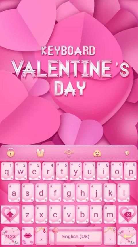 Valentines Keyboard Theme screenshot 4