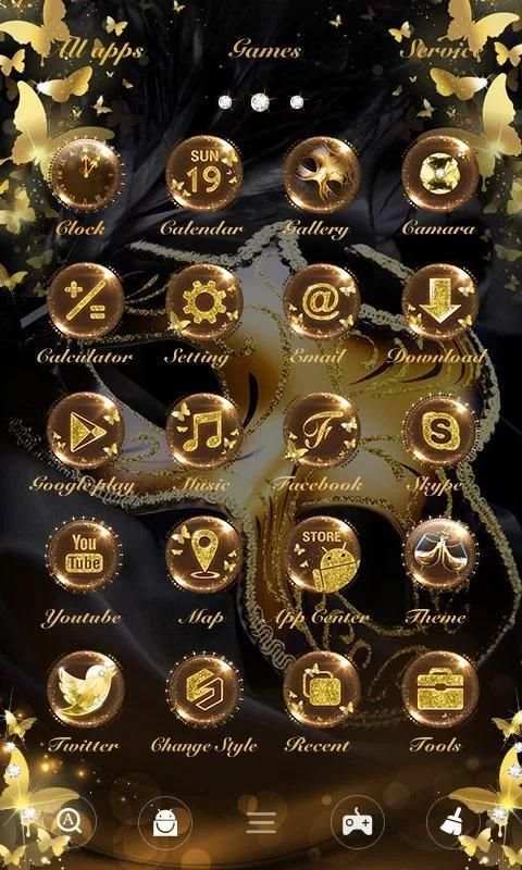 Party GO Launcher Theme 3 تصوير الشاشة