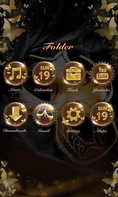 Party GO Launcher Theme 2 تصوير الشاشة