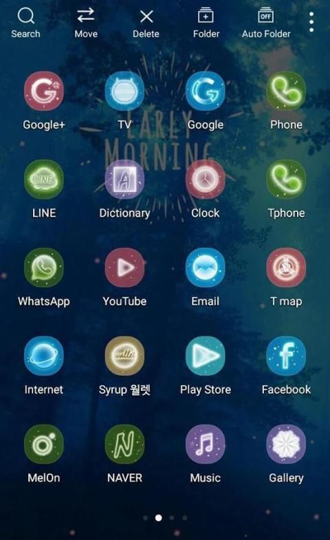 Early Morning Launcher theme screenshot 1