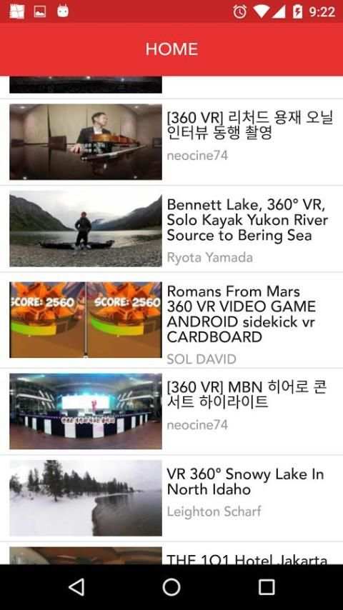 360 VR 3D Youtube Videos screenshot 1