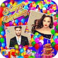 Birthday Dual Photo Frame on 9Apps