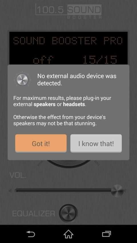 Sound Booster Pro 2 تصوير الشاشة