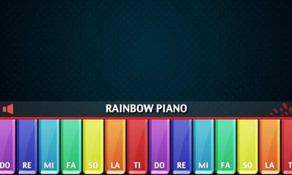 Rainbow Piano screenshot 1