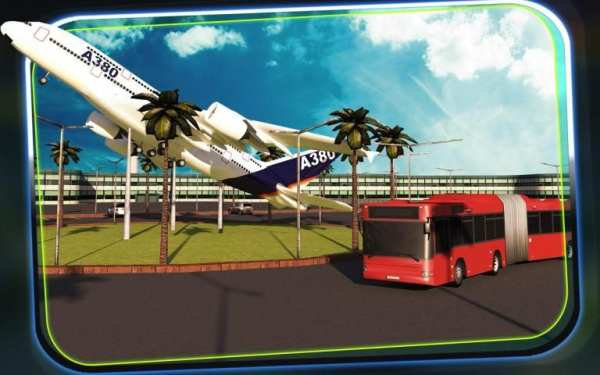 Airport Bus Driving Simulator स्क्रीनशॉट 10