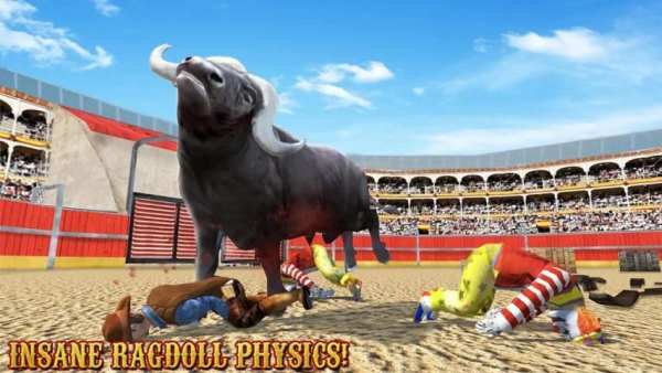 Angry Bull Simulator - Ragdoll скриншот 5