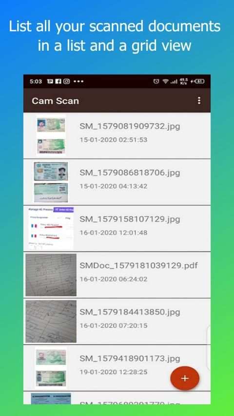 CamScan, Bills, Docs, ID Cards, Sign Docs, OCR, QR स्क्रीनशॉट 23