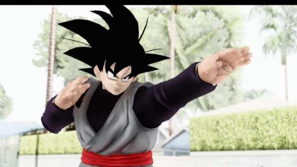 Black Goku GTA San Andreas screenshot 4