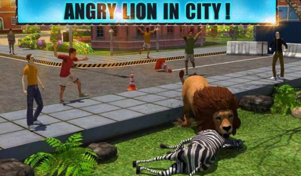 Angry Lion Attack 3D स्क्रीनशॉट 4